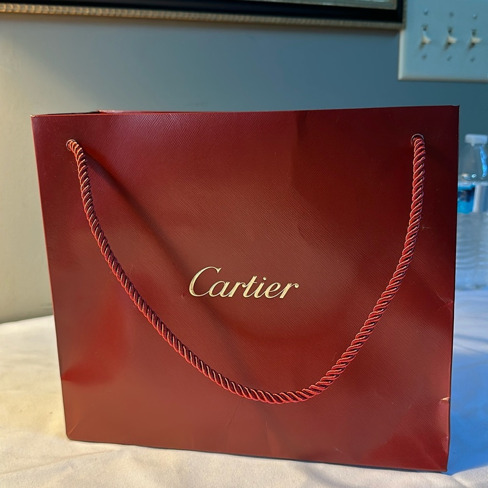 Cartier shopping bag